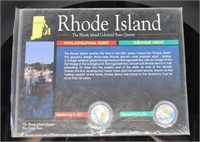 2001 Rhode Island Colorized State Quarter