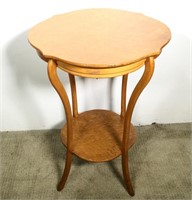 Tiger Oak Lamp Table