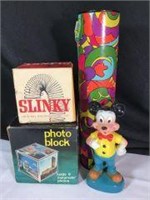 Vintage Toy lot Slinky-original box Photo