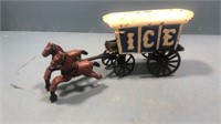 Cast iron horses and ICE trailer