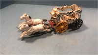 Cast iron horses and buggy