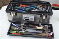20" Stainless steel Tool box with tools