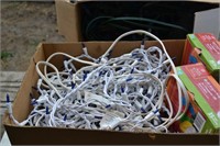 3 boxes of various Christmas lights