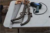 POWERFIST 12.5 A heat gun - s saws - set of lames