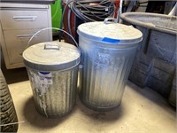 Metal Garbage Cans