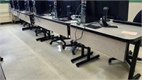Kimball Metal Formica Top Desks (58"x29"x29"H)