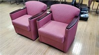 Cloth Upholstered Chairs (30"x34"x30")