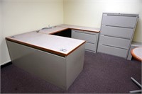 {LOT}Desk, File Cabinet, Bookcase, Table etc.