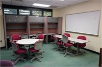 {LOT}(4) Whiteboards, Desks & Chairs