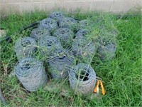 16 rolls of barbless horse wire, 16 x