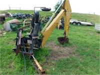 Kelley backhoe attachment, hydraulic, 15" bucket