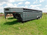 2007 Titan Stock Trailer,