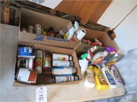 Paint, Cleaning Supplies, Lubricants, Etc.