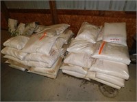 40 + bags of Turf Magic 46-0-0 fertilizer,