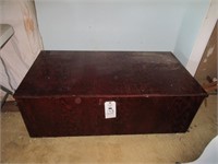 Wood Trunk (25"W x 48"L x 18 3/4"H).