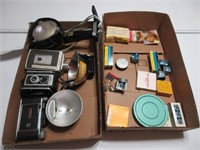 Vintage Cameras & Flash Attachments