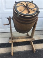 WINE BARREL WITH STAND