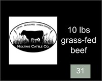 Nolting Cattle Co. - 10 lbs of Grass- Fed Beef