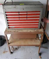 CRAFTSMAN TOOL BOX AND ROLLING CART