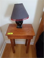 PRIMITIVE STAND AND LAMP