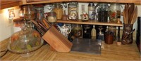 Lot #1425 - Qty of kitchenwares: canister sets,