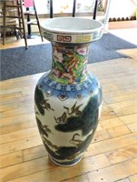 Beautiful Asian Vase 25"T
