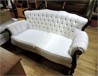 Vintage Victorian Style Sofa 60"L