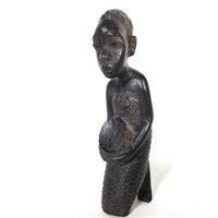 Small Carved Ebony Tribal / African Statue