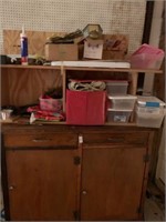cabinet and contents