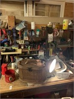 desk workbench and tools