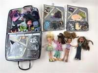 Bratz Dolls, Accessories & Case