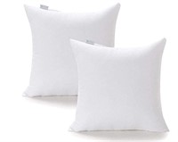 Acanva 20 x 20 Polyester Throw Pillow Inserts, 2P