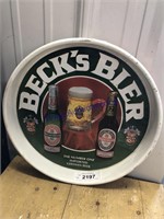BECK'S BIER BEER TRAY