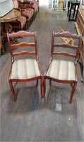 2 Mahogany Side Chairs
