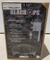NEW Black Ops Carbon Filter 4" x 12" 200 CFM