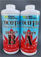 CocoTek Bloom A&B General Hydroponics 1Qt. (2)