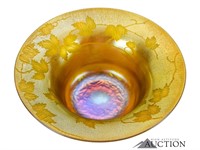 Louis Comfort Tiffany Gold Favrile Glass Bowl