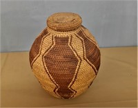 EARLY SWEET GRASS INDIAN BASKET