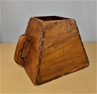 QUALITY DOVETAILED UNUSUAL WOODEN PITCHER