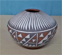 MARY SMALL REDWARE INDIAN POT  '86