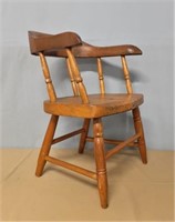 EARLY CHILD'S CAPTAIN'S CHAIR IN PINE