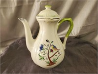 Porcelain Tea Kettle Hand Painted France