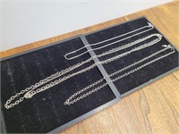 Vintage 3 Sarah Cov Silver Toned Necklaces