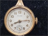 Vintage Elco Swiss Watch #missing Glass Face