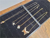 Elmer Fudd + Star + Elephant + Butterfly Necklaces