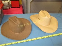 2pc Vintage Western Hats