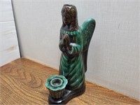 BMP Styled Angel Candle Holder 3 3/4inWx5 1/4inDx