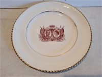 Vintage October 1951 Visit to Canada Royal Plate