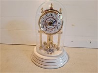 Vintage Ergo Quartz Anniversary Clock Porclein