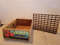 Vintage Shirley Tomatoes Crate + Unique Nick Nack